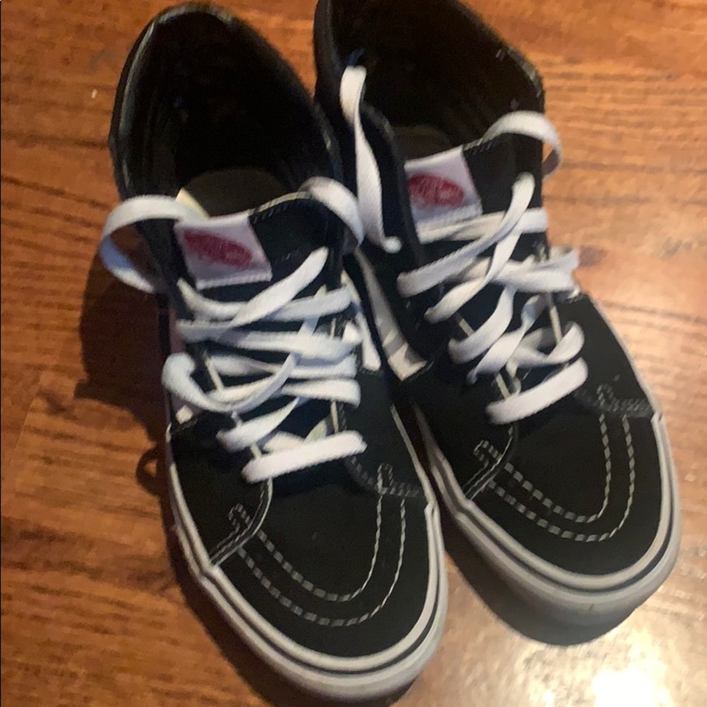 Vans - used - high tops black size 7